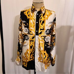 Versace Barocco Acanthus Print
Silk Shirt